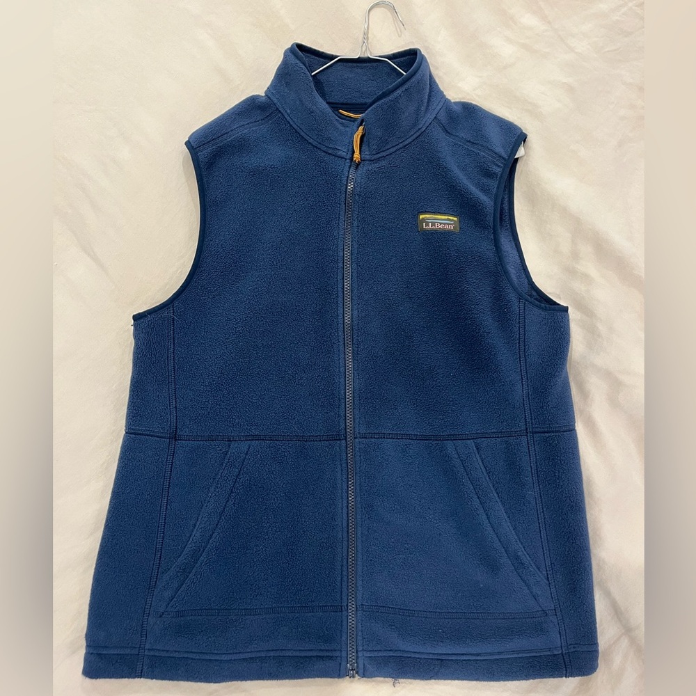 L.L. Bean Navy Fleece Vest
